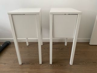 Mesitas de noche blancas