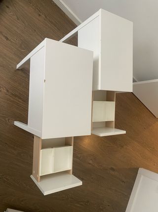 Mesitas de noche blancas