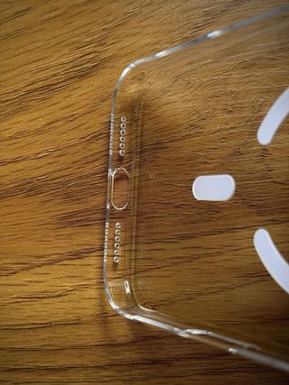 Funda+cable para iPhone 17ProMax Transparente