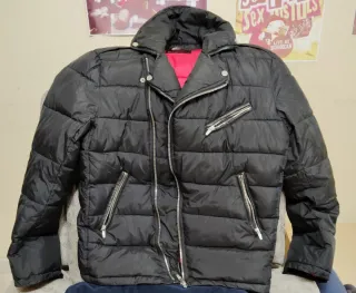 Cazadora acolchada biker Zara Talla L