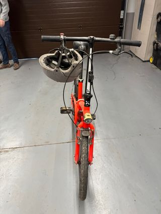 Bici pieghevole Btwin arancione