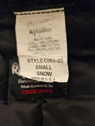 Parka Refrigiwear Uomo Bianca Nera