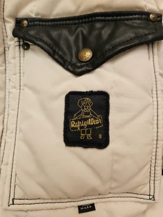 Parka Refrigiwear Uomo Bianca Nera