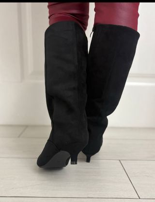 Stivali donna neri con zip tg 39 nuovo