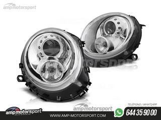 FAROS DELANTEROS PARA MINI COOPER R56/R57 CROMADOS 2006-2014