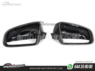 CARCASA ESPEJOS RETROVISORES CARBONO REAL AUDI A4 B7