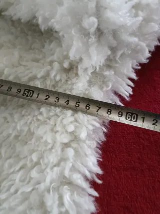 Abrigo Teddy Zara Blanco nuevo