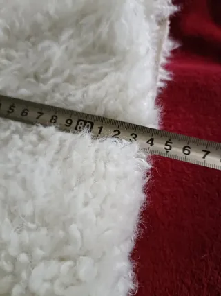 Abrigo Teddy Zara Blanco nuevo