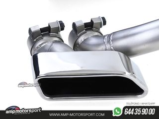 DIFUSOR TRASERO BRILLO BMW SERIE 5 F10/F11 + CONVERSIÓN A DOS SALIDAS V8