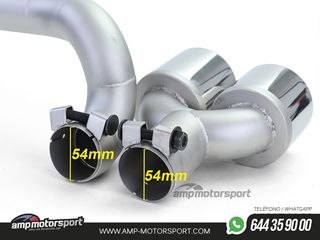 DIFUSOR TRASERO BRILLO BMW SERIE 5 F10/F11 + CONVERSIÓN A DOS SALIDAS