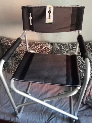 Silla Director Brunner Negra/Plata