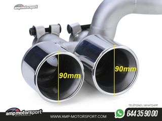 DIFUSOR TRASERO MATE BMW SERIE 5 F10/F11 + CONVERSIÓN A DOS SALIDAS