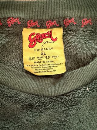 Sudadera Grinch Talla M