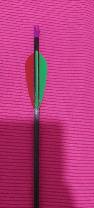 6 Flechas Carbono Arco Juvenil 58cm