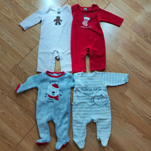 Tutine neonato 4 pezzi Natale