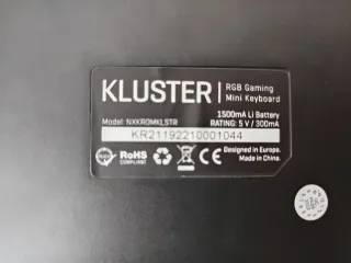 Teclado Mecánico Mini KLUSTER RGB (Negociable)