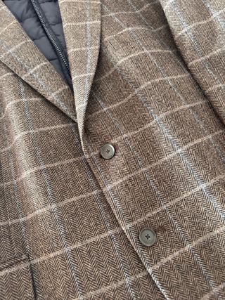 Chaqueta Emilio Tucci Hombre Marrón Cuadros