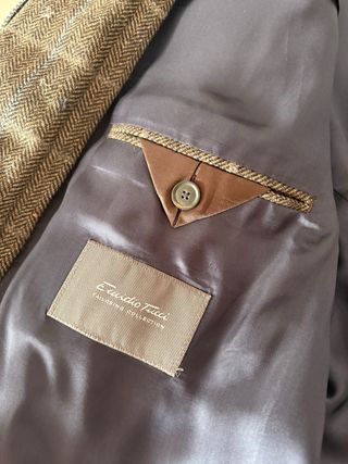 Chaqueta Emilio Tucci Hombre Marrón Cuadros