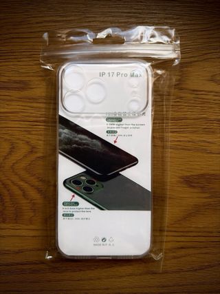 Funda iPhone 17 Pro Max Transparente
