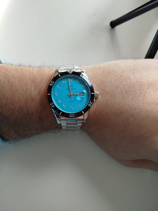 Reloj Árabe 40mm Sky Blue – Acero