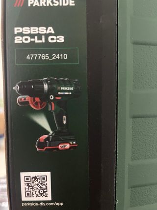 Taladro Percutor Parkside 20V