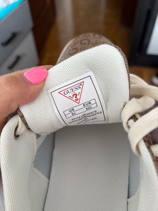 Zapatillas Guess Hombre Talla 42 Marrón originales