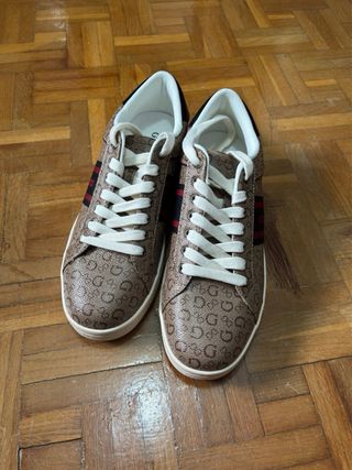 Zapatillas Guess Hombre Talla 42 Marrón originales