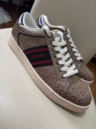 Zapatillas Guess Hombre Talla 42 Marrón originales