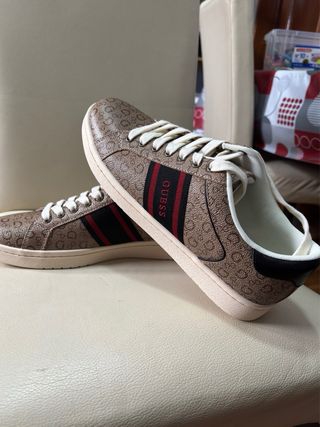Zapatillas Guess Hombre Talla 42 Marrón originales