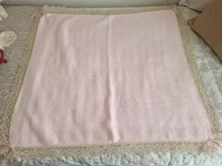 2 Toquillas/Arrullos Bebé Hechos a Mano