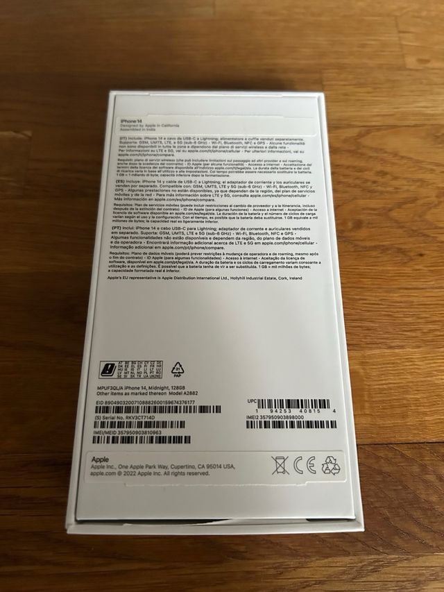 Caja iPhone 14 Negro