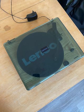 Tocadiscos Lenco LS-50WD Marrón y Negro