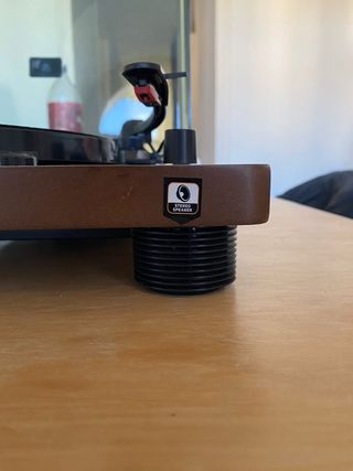 Tocadiscos Lenco LS-50WD Marrón y Negro