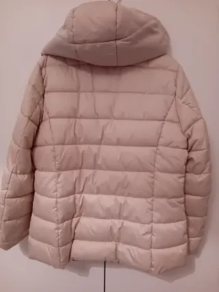 Giubbotto beige con interno rosso