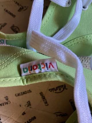 Zapatillas Victoria Verde Lima Talla 41