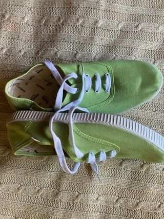 Zapatillas Victoria Verde Lima Talla 41
