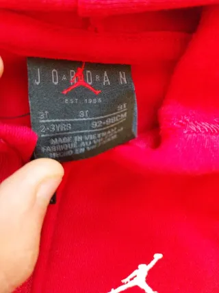 Tuta Jordan 2 pezzi 3T