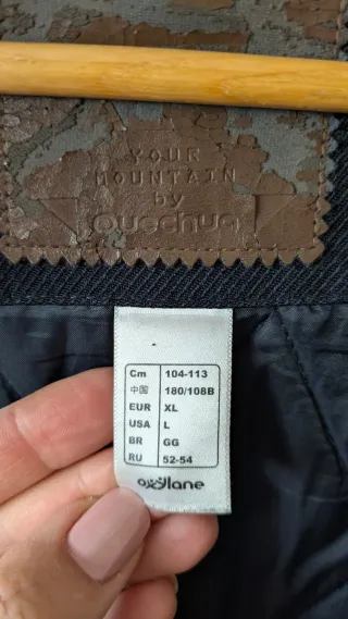 Chaqueta vestir Quechua Negra