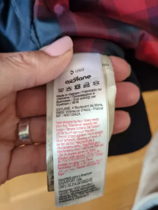 Chaqueta vestir Quechua Negra