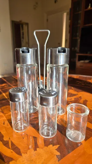 Menage Olio Aceto Tescoma Vetro Metallo