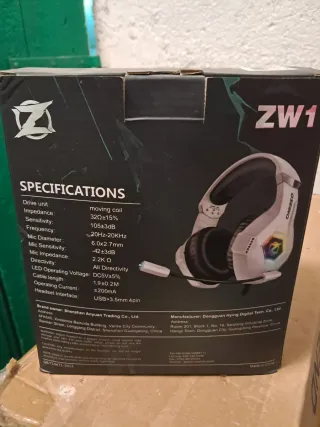 Cuffie Gaming OZEINO ZW1 USB RGB