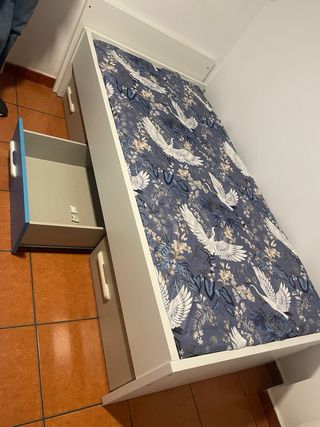 Cama nido con cajones