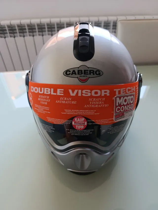 Casco Moto Caberg Konda Gris Talla S, sin estrenar