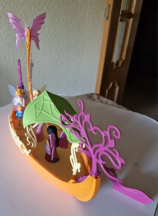 Barco de hadas con Figuras de playmobil