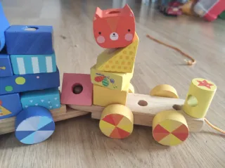 Tren de madera para bebés