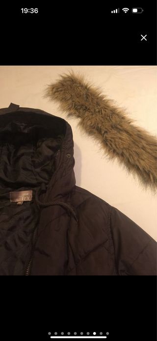 Plumífero marrón talla M