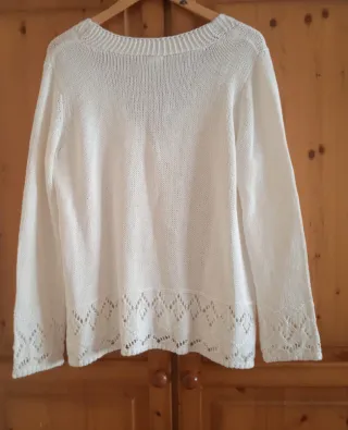 Chaqueta de punto beige