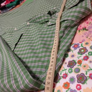 Camisa de cuadros verde Talla XL