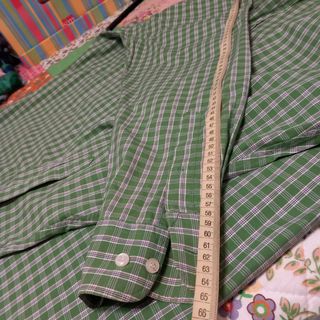 Camisa de cuadros verde Talla XL