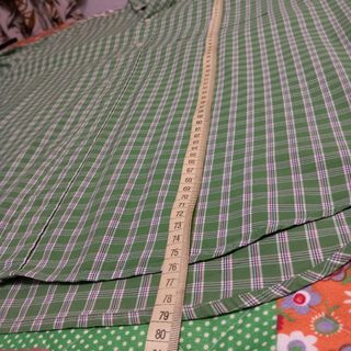 Camisa de cuadros verde Talla XL